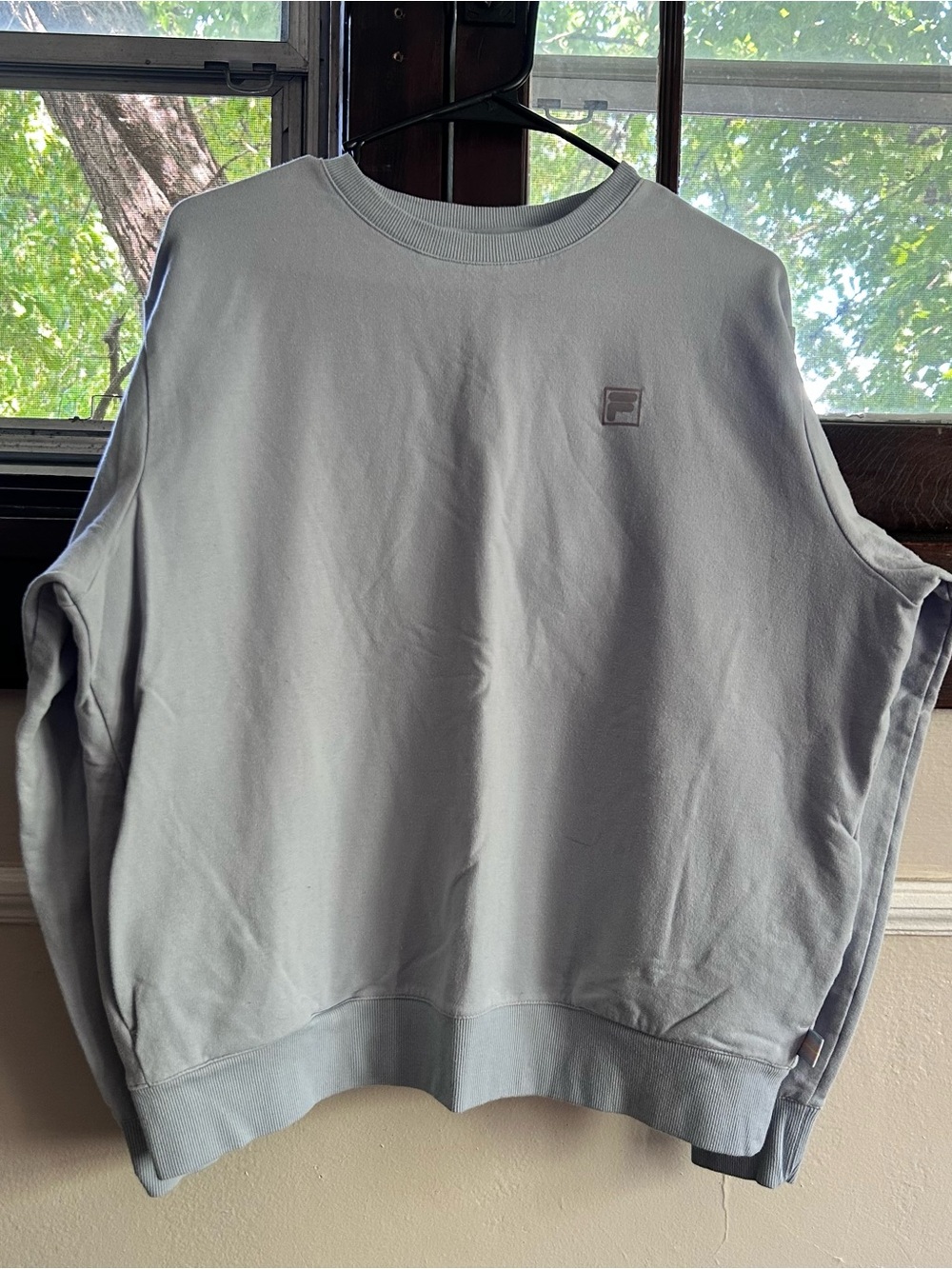 Fila Crewneck Sweatshirt in Light Gray